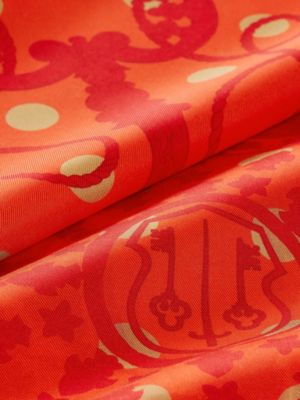 Les Cles double face scarf 90, View: Detail, detail, view 7 of 7