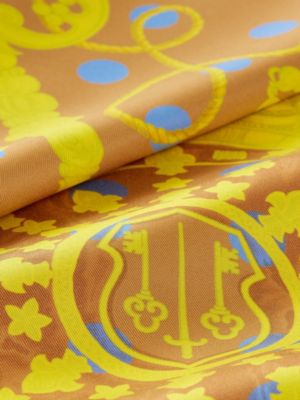 Les Cles double face scarf 90, View: Detail, detail, view 7 of 7