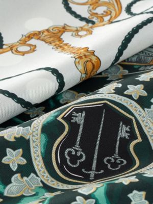 Les Cles double face scarf 90, View: Detail, detail, view 6 of 7
