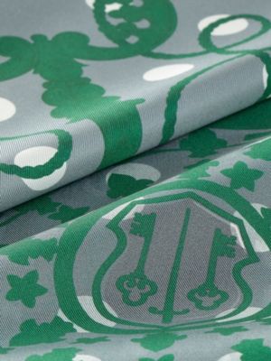 Les Cles double face scarf 90, View: Detail, detail, view 7 of 7