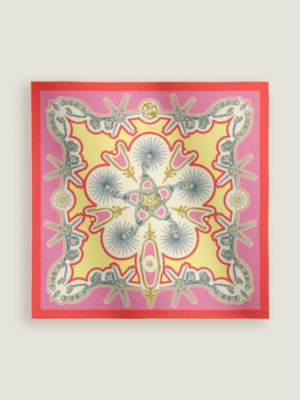 Les Eperons double face scarf 90, View: front, front, view 4 of 6