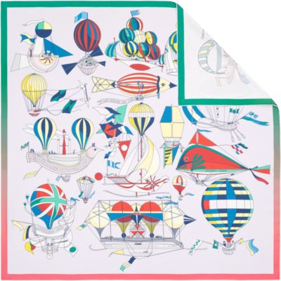 カレ ダブルフェイス 90 《大空の狂気》 | Hermès - エルメス-公式サイト