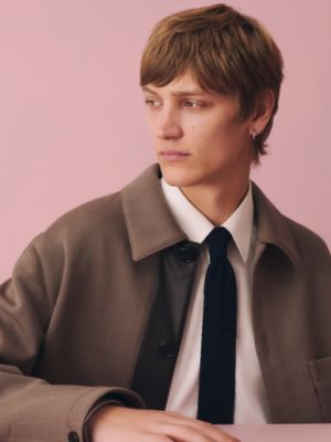 シルクニットタイ 6&nbsp;cm 《ユニ》, イメージ: 着用例, worn, ビュー2の2