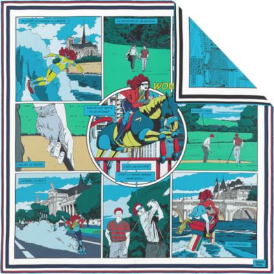 Wow double face scarf 90