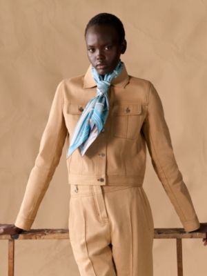 Couvertures et Tenues de Jour Bandana double face scarf 90, View: Worn, worn, view 3 of 6