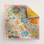 Splash Park double face scarf 90, rose bonbon/orange/multicolore, no stock