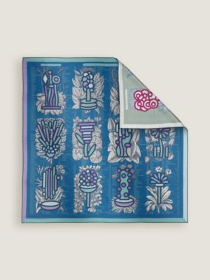 Botanica Grafica 더블 페이스 스카프 90