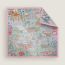 Mille Feuilles de Soie double face scarf 90, rose/turquoise/multicolore, no stock