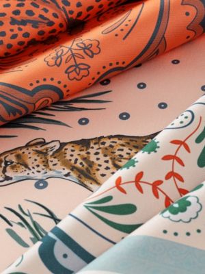 Guepards Bandana double face scarf 90, View: Detail, detail, view 6 of 6