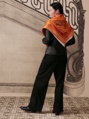 Guepards Bandana double face scarf 90, View: Worn, worn, view 3 of 6