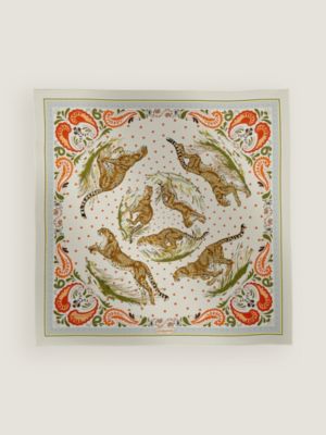 Guepards Bandana double face scarf 90, View: Flat, flat, view 4 of 6