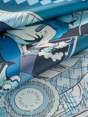 Pony Pit Stop double face scarf 90, View: Detail, detail, view 6 of 6