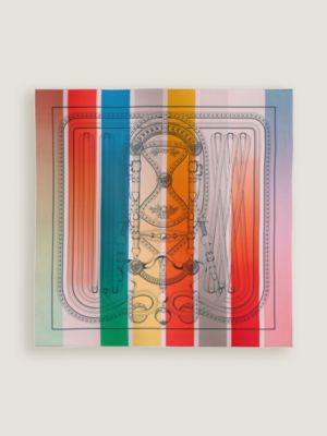 Grand Tralala double face scarf 90, View: Flat, flat, view 4 of 6