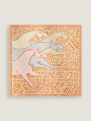 Au Triple Galop double face scarf 90, View: Flat, flat, view 4 of 7