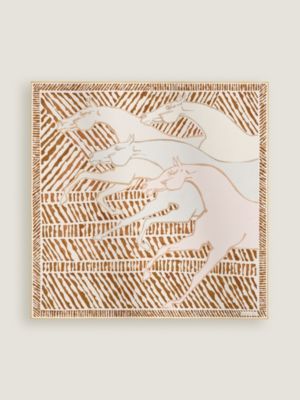 Au Triple Galop double face scarf 90, View: Flat, flat, view 5 of 7