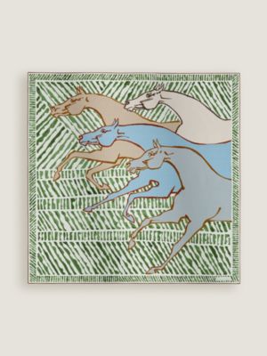 Au Triple Galop double face scarf 90, View: Flat, flat, view 5 of 7