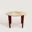 Metiers round table, rouge H, We will notify you when this product is back in stock