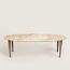 Metiers oval table, étoupe