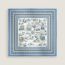 Tatouages Marins Bandana studded scarf 70, bleu jean/blanc/noir