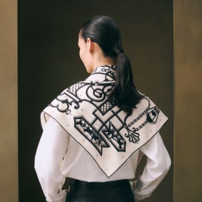 L'Enseigne du Sellier Exceptional scarf 90