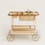 Equipages d'Hermès diligence serving trolley, fauve