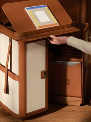 Les Necessaires d'Hermès folding desk, View: Worn, worn, view 9 of 9