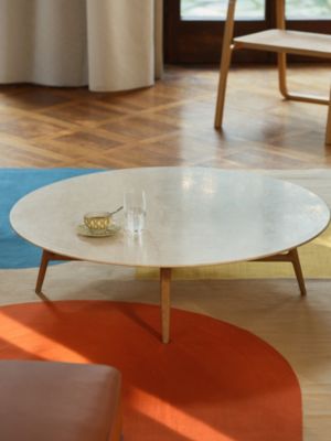 Les Necessaires d'Hermès satellite coffee table, medium model, View: front, front, view 2 of 2