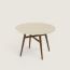 Les Necessaires d'Hermès satellite coffee table, small model, naturel