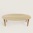 Metiers oval table, gold/naturel