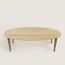 Metiers oval table, étoupe/naturel