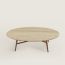 Les Necessaires d'Hermès satellite coffee table, large model, beige