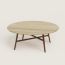 Table basse Satellite Les Nécessaires d'Hermès, moyen modèle, beige