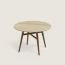 Les Necessaires d'Hermès satellite coffee table, small model, beige