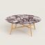 Les Necessaires d'Hermès satellite coffee table, medium model, mauve