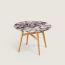 Les Necessaires d'Hermès satellite coffee table, small model, mauve