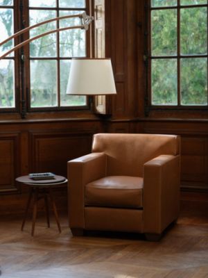 Reeditions J.-M. Frank by Hermès Club armchair, View: front, front, view 3 of 3