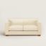 Reeditions J.-M. Frank by Hermès 2-seater sofa, ivoire