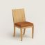 Reeditions Jean-Michel Frank par Hermès dining chair with armrests, gold