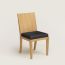 Reeditions Jean-Michel Frank par Hermès dining chair with armrests, noir, We will notify you when this product is back in stock