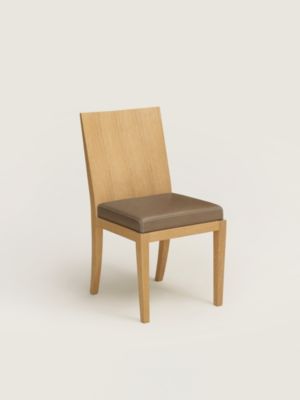 Reeditions Jean-Michel Frank par Hermès dining chair without armrests