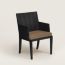 Reeditions Jean-Michel Frank par Hermès dining chair with armrests, étoupe, We will notify you when this product is back in stock
