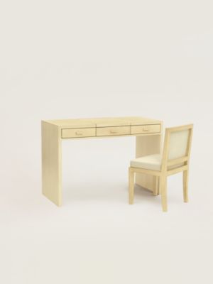 Reeditions J.-M. Frank par Hermès dressing table chair, View: front, front, view 3 of 4