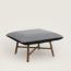 Les Necessaires d'Hermès "carre d'assise" low stool, high model 85, noir ébène/encre, We will notify you when this product is back in stock