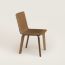 La Chaise Sellier dining chair with armrests, étoupe