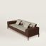 Sofa Sellier 2-seater, chocolat/ébène