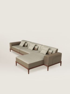 Sofa Sellier 2-seater with lounge chair
