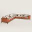 Sofa Sellier 5-seater corner, fauve/cannelle, We will notify you when this product is back in stock