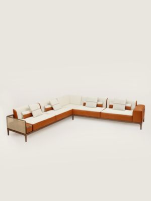 Sofa Sellier 5-seater corner