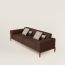 Sofa Sellier 2-seater, chocolat