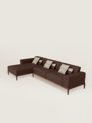 Sofa Sellier 2-seater with lounge chair
